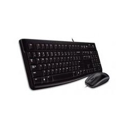 TECLADO/MOUSE LOGITECH MK120 NEGRO ALAMBRICOS USB PC / WINDOWS