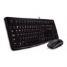 TECLADO/MOUSE LOGITECH MK120 NEGRO ALAMBRICOS USB PC / WINDOWS