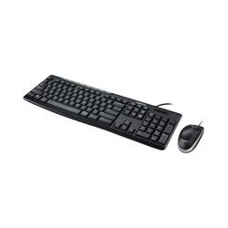 TECLADO/MOUSE LOGITECH MK200 NEGRO ALAMBRICOS MULTIMEDIA/OPTICO USB PC