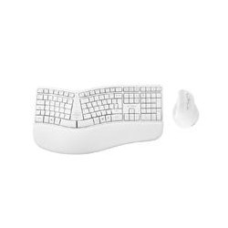 KIT ACTECK CREATOR VIRTUOS FITT MK770 / TECLADO Y MOUSE VERTICAL / INALAMBRICO / USB / MULTIMEDIA / 118 TECLAS / ESPAÑOL / RECAR