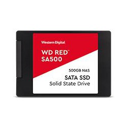 UNIDAD DE ESTADO SOLIDO SSD INTERNO WD RED SA500 500GB 2.5 SATA3 6GB/S LECT.560MBS ESCRIT 530MBS 7MM NAS WDS500G1R0A