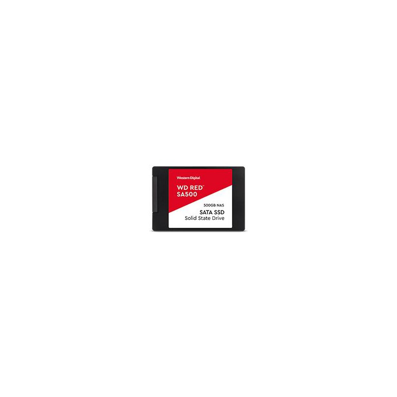 UNIDAD DE ESTADO SOLIDO SSD INTERNO WD RED SA500 500GB 2.5 SATA3 6GB/S LECT.560MBS ESCRIT 530MBS 7MM NAS WDS500G1R0A