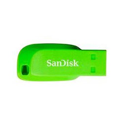 MEMORIA SANDISK 16GB USB 2.0 CRUZER BLADE Z50 ELECTRIC GREEN SDCZ50C-016G-B35GE