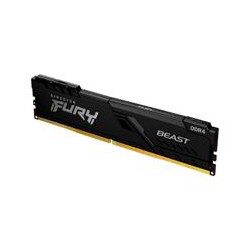 MEMORIA KINGSTON UDIMM DDR4 8GB 2666MHZ FURY BEAST CL16 288PIN 1.2V C/DISIPADOR DE CALOR P/PC/GAMER/ALTO RENDIMIENTO (KF426C16BB