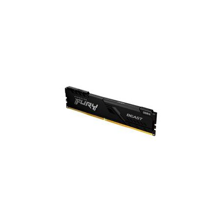 MEMORIA KINGSTON UDIMM DDR4 8GB 2666MHZ FURY BEAST CL16 288PIN 1.2V C/DISIPADOR DE CALOR P/PC/GAMER/ALTO RENDIMIENTO (KF426C16BB