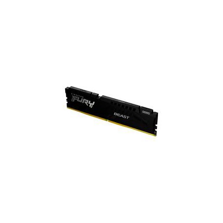 MEMORIA KINGSTON UDIMM DDR5 16GB 5200MHZ FURY BEAST CL40 288PIN 1.1V C/DISIPADOR DE CALOR P/PC/GAMER/ALTO RENDIMIENTO (KF552C40B