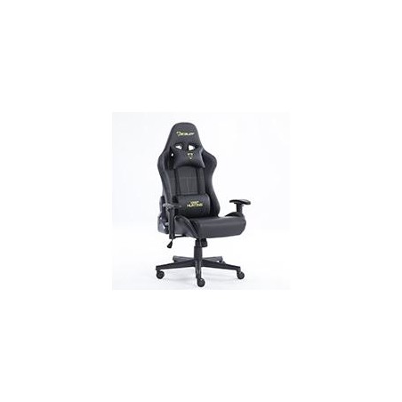 SILLA GAMER OCELOT/COLOR NEGRO/DESCANSA BRAZOS AJUSTABLES/RECLINABLE 90-155 GRADOS/SOPORTA HASTA 150KG