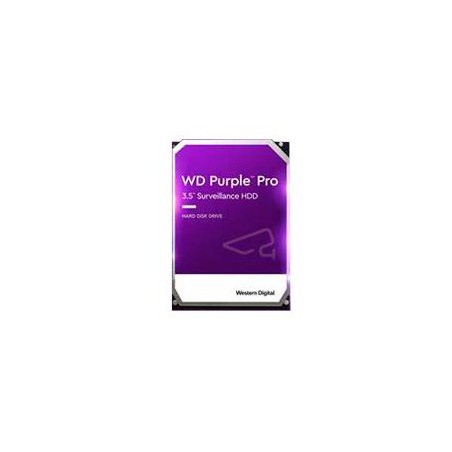 DISCO DURO INTERNO WD PURPLE PRO 12TB 3.5 ESCRITORIO SATA3 6GB/S 256MB 7200RPM 24X7 IA DVR NVR 1-16 BAHIAS 1-64 CAMARAS WD121PUR