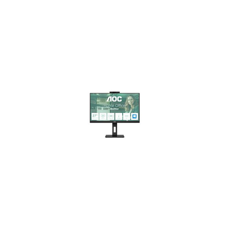 MONITOR LED AOC Q27P3CW / COLOR NEGRO / PANEL DE 27 / HDMI / DP / VGA  / ASPECTO 16:9 / TIEMPO DE RESPUESTA 4MS / 2560X1440 / 75