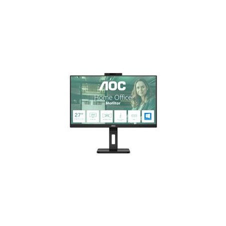 MONITOR LED AOC Q27P3CW / COLOR NEGRO / PANEL DE 27 / HDMI / DP / VGA  / ASPECTO 16:9 / TIEMPO DE RESPUESTA 4MS / 2560X1440 / 75