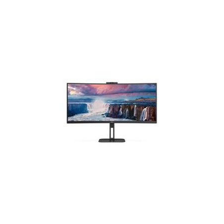 MONITOR CURVO AOC 34 PANEL VA / FRECUENCIA 100HZ / T.D.R  4 MS / FLICKER FREE / LOW BLUE LIGHT / COLOR NEGRO/ HDMI / VGA / DISPL