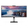 MONITOR CURVO AOC 34 PANEL VA / FRECUENCIA 100HZ / T.D.R  4 MS / FLICKER FREE / LOW BLUE LIGHT / COLOR NEGRO/ HDMI / VGA / DISPL