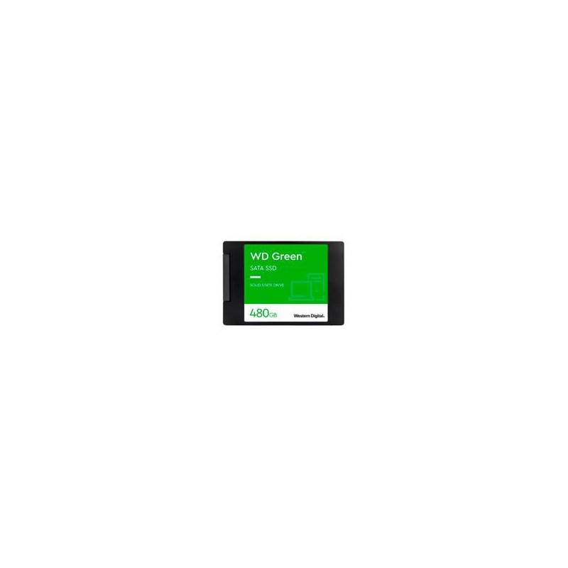 UNIDAD DE ESTADO SOLIDO SSD INTERNO WD GREEN 480GB 2.5 SATA3 6GB/S LECT.545MBS 7MM LAPTOP MINIPC WDS480G3G0A