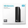 DISCO DURO EXTERNO WD ELEMENTS 12TB 3.5 ESCRITORIO USB3.0 NEGRO WINDOWS WDBWLG0120HBK-NESN