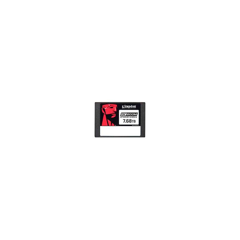 UNIDAD SSD KINGSTON DC600M ENTERPRICE SATA 2.5 PARA SERVER 7680GB SEDC600M/7680G