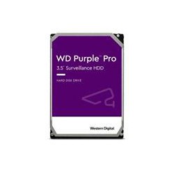 DISCO DURO INTERNO WD PURPLE PRO 14TB 3.5 ESCRITORIO SATA3 6GB/S 512MB 7200RPM 24X7 IA DVR NVR 1-16 BAHIAS 1-64 CAMARAS WD142PUR