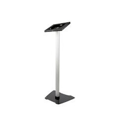 PEDESTAL CON SEGURO PARA IPAD - BASE DE PISO METALICA SEGURA CON ALTURA FIJA - CON SOPORTE PARA IPAD AIR, IPAD PRO DE 9.7 - STAR