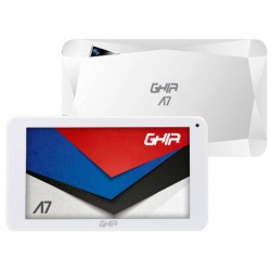 TABLET GHIA A7 WIFI/A50 QUADCORE/WIFI/BT/1GB/16GB/0.3MP2MP/2100MAH/ANDROID 9 GO EDITION/BLANCA Y ROJA
