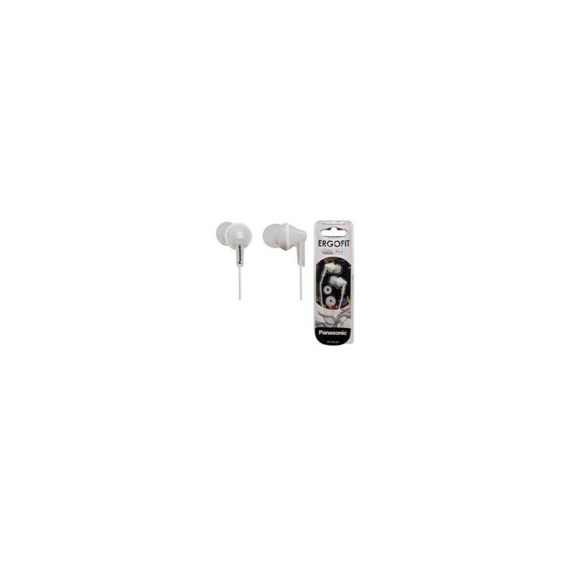 AUDIFONOS TIPO INSERCION (IN-EAR)  PANASONIC RP-HJE125PP COLOR BLANCO CONECTOR 3.5MM