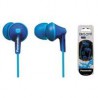 AUDIFONOS TIPO INSERCION (IN-EAR)  PANASONIC RP-HJE125PPA COLOR AZUL CONECTOR 3.5MM