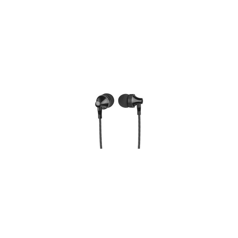 AUDÍFONOS IN-EAR CON MICRÓFONO PERFECT CHOICE STRETTO NEGRO