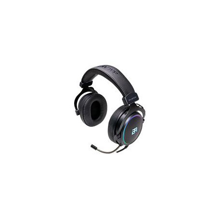 AUDIFONOS GAMER BALAM RUSH ORPHIX HS980 / DIADEMA USB / RGB / INMERSIVOS / SONIDO ENVOLVENTE 7.1 / MICROFONO FLEXIBLE / NEGRO / 