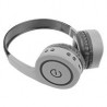 AUDIFONOS ON-EAR INALAMBRICOS MANOS LIBRES CON BT FM SD 3.5MM EASY LINE BY PERFECT CHOICE GRIS