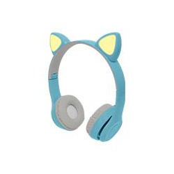 AUDÍFONO DIADEMA BLUETOOTH PARA NIÑOS CATTO AZUL