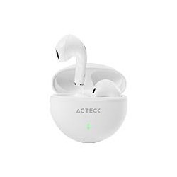 AUDIFONOS ACTECK SENSE EP230 / INALAMBRICOS / BLUETOOTH / CONTROL TACTIL / PROTECCION IPX4 CONTRA SALPICADURAS / BLANCO / AC-935