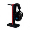 BASE GAMER BALAM RUSH ATLAS HR760 / SOPORTE PARA DIADEMA / ILUMINACION RGB / 2X USB A / NEGRO / BR-931502