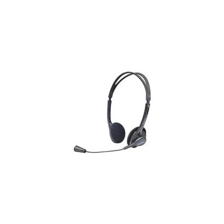 AUDIFONOS ACTECK DISCOVER HJ210 / DIADEMA CON MICROFONO /  2 CONECTORES 3.5 MM / SONIDO ESTEREO / NEGRO / MUAA-005