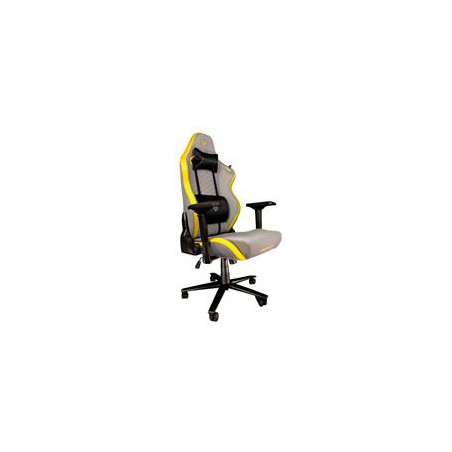 SILLA GAMER BALAM RUSH THUNDER COMP DARK-LIGHT EDITION XL / INCLINACION DE 90 A 180°/ MAX 150 KG / GRIS Y AMARILLO / BR-932912