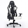 SILLA GAMER OCELOT/COLOR BLANCO CON NEGRO/DESCANSA BRAZOS AJUSTABLES/ RECLINABLE 90-155 GRADOS/ SOPORTA HASTA 150KG