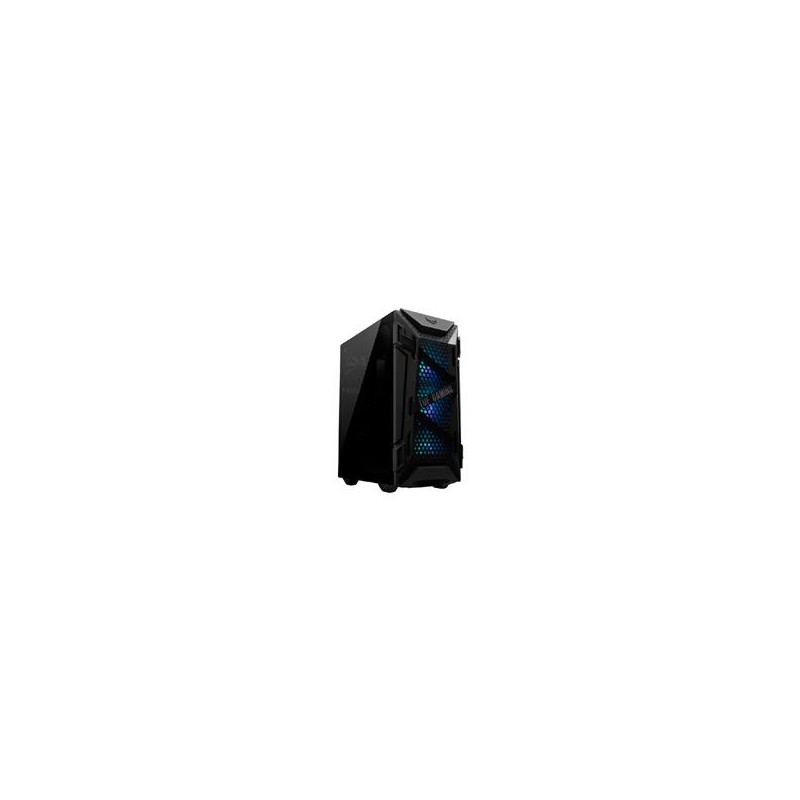 GABINETE ASUS TUF GAMING GT301/NEGRO/MEDIA TORRE/ATX/CRISTAL TEMPLADO/RGB/GAMER