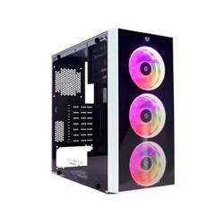 GABINETE GAMER BALAM RUSH DRAGONFLY GM320 / MEDIA TORRE / ATX / ATX - MICRO ATX - MINI ITX / 3 VENTILADORES RGB INCLUIDOS / PANE