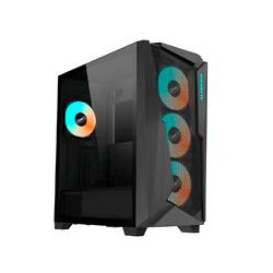 GABINETE GAMING GIGABYTE C301G/ MEDIA TORRE / ATX/MICRO ATX/MINI ITX/ E-ATX /NEGRO/ SIN FUENTE/PC/GAMER