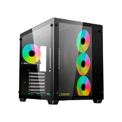 GABINETE GAMER BALAM RUSH TANK PRO GM930 / ATX - MINI TORRE / MICRO ATX - MINI ITX / PANEL CRISTAL TEMPLADO REMOVIBLE / VENTILAD