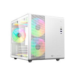 GABINETE GAMER BALAM RUSH TANK MINI GI930 / MINI ATX / MINI ATX - MINI ITX / PANEL CRISTAL TEMPLADO / BAHIA 3X SSD - 2X HDD / VE