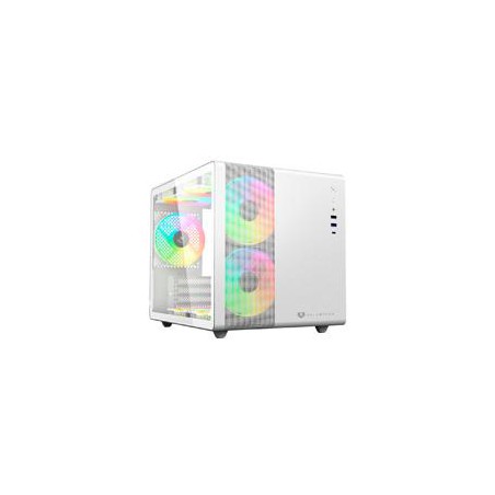 GABINETE GAMER BALAM RUSH TANK MINI GI930 / MINI ATX / MINI ATX - MINI ITX / PANEL CRISTAL TEMPLADO / BAHIA 3X SSD - 2X HDD / VE