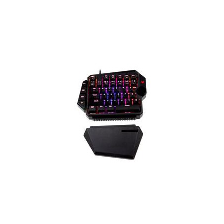 TECLADO GAMER BALAM RUSH DOMINATE GK540 / ALAMBRICO USB / ILUMINACION RGB / MULTIMEDIA / MECANICO A UNA MANO / ESPAÑOL / 39 TECL