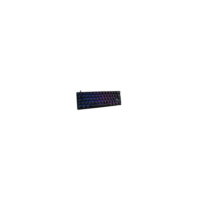 TECLADO GAMER BALAM RUSH DOMINATE GK550 / ALAMBRICO USB / MECANICO / ILUMINACION RGB / TECLAS PROGRAMABLES / ESPAÑOL / 62 TECLAS