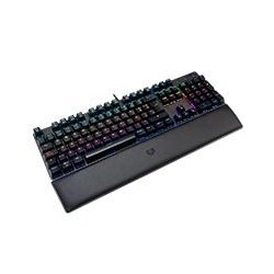 TECLADO GAMER BALAM RUSH DOMINATE GKX775 / ALAMBRICO OPTOMECANICO / RGB / ANTIGHOSTING / REPOSAMUÑECAS / PROGRAMABLE / MULTIMEDI