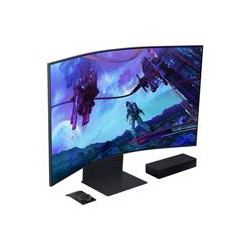 MONITOR LED SAMSUNG 55 PULGADAS, WIDESCREEN, GAMER, ODYSSEY ARK,UHD 3,840 X 2,160, NEGRO, PIVOT, 3 HDMI, 1 D. PORT, 1 LAN, 2 USB