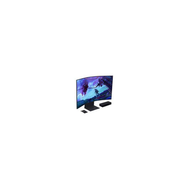 MONITOR LED SAMSUNG 55 PULGADAS, WIDESCREEN, GAMER, ODYSSEY ARK,UHD 3,840 X 2,160, NEGRO, PIVOT, 3 HDMI, 1 D. PORT, 1 LAN, 2 USB