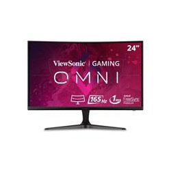 MONITOR LED VIEWSONIC GAMER 24 PULGADAS / FULL HD 1920X1080P / HDMI / DISPLAY PORT/ FREESYNC / CURVO 1500R / 165 HZ / 1 MS /BOCI