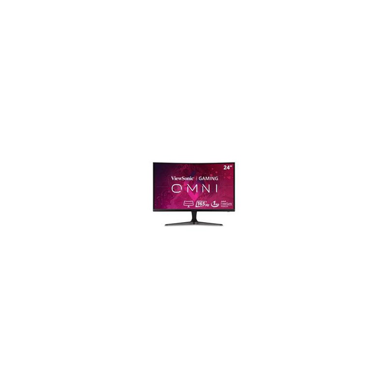 MONITOR LED VIEWSONIC GAMER 24 PULGADAS / FULL HD 1920X1080P / HDMI / DISPLAY PORT/ FREESYNC / CURVO 1500R / 165 HZ / 1 MS /BOCI