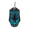 MOUSE GAMER ALAMBRICO USB RGB VORTRED BY PERFECT CHOICE NEGRO