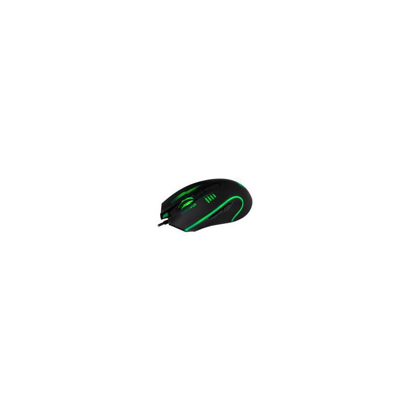 MOUSE GAMER BALAM RUSH SURVIVOR / ALAMBRICO / USB / OPTICO / 3200 DPI AJUSTABLE / ILUMINACION LED / NEGRO / BR-929691