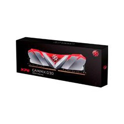 MEMORIA ADATA UDIMM DDR4 8GB PC4-25600 3200MHZ CL16 1.2V XPG GAMMIX D30 ROJO CON DISIPADOR PC/GAMER/ALTO RENDIMIENTO ( AX4U32008