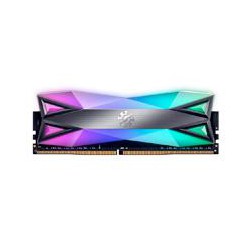 MEMORIA ADATA UDIMM DDR4 8GB PC4-25600 3200MHZ CL16 1.5V XPG SPECTRIX D60G RGB GRIS CON DISIPADOR/PC/GAMER/ALTO RENDIMIENTO (AX4